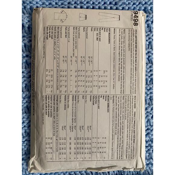 Simplicity sewing pattern  9498 kids top pants shorts - Picture 3 of 5